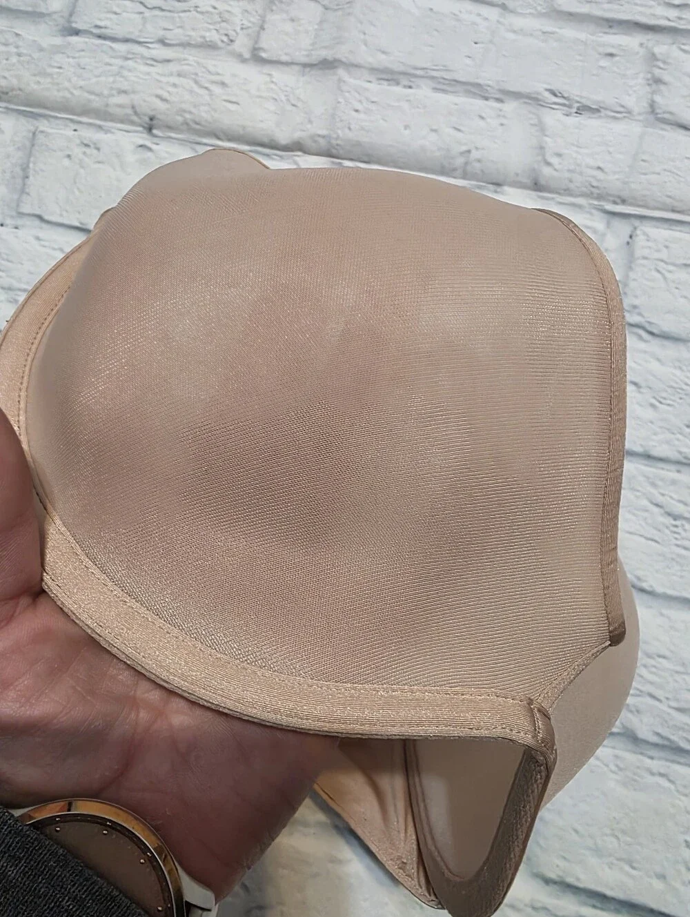 SKIMS size 32DDD Plunge Front Light Nude T-Shirt Bra - Women's Intimates - Picture 4 of 10